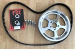 180 Mm Fat Tire Conversion Kit Fbi Bagger Belt Drive Chrome Pulley Harley 02-06. Fixed Price $599.97.