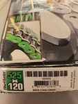 Bikemaster 525X120 Bmxr O-ring Chain Green 197472. Fixed Price $119.99.
