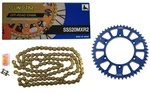 Sunstar Rear Sprocket /gold Chain Tooth Blue Yamaha YZ125 YZ250F YZ450F. Fixed Price $168.99.