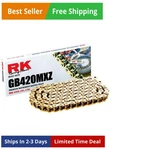 420 Series Gold 86 Link Heavy Duty Mx/sx Racing Non O-ring Chain With Connect.... Fixed Price $61.12.