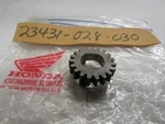 Nos Honda 1965 S90 2ND Transmission Gear 19T Main 23431-028-030. Fixed Price $17.05.
