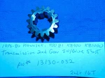 1973-80 Kawasaki KZ900 KZ1000 Trans 2ND Gear In Shaft 16T Pn# 13130-032. Fixed Price $27.95.