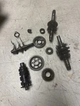 1985 Honda XR200R Transmission Gears Shafts Forks And Drum. Fixed Price $50.00.