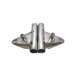 Suzuki GT185 Adventurer S913 Front Fork Chrome Earl Headlight Mounts Set Genuine. Fixed Price $58.10.