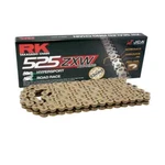 Rk Gold Motorcycle Bike Chain 525 Zxw 120 Rivet Super Strong. Fixed Price $225.00.
