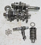 1988 Honda XR600R Transmission Tranny Gear Set Shift Drum Complete 23211-MN1-670. Fixed Price $165.00.