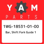 1WG-18531-01-00 Yamaha Bar, Shift Fork Guide 1WG185310100, New Genuine Oem Par. Fixed Price $20.41.