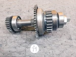 1986-87, 1996-97 Kawasaki ZL600, 1985-97 ZX600 Starter Clutch Shaft Assembly. Fixed Price $45.00.