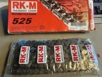 Motorcycle Street Bike Dirt M525-114 Rk-m Standard Chain Links. Fixed Price $27.99.