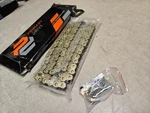 Primary Drive Gold Plated Race Chain 428X124 PD428MX-124 New Open Box. Fixed Price $40.00.