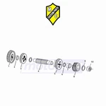 Eastern Motorcycle A-35809-58 Countershaft 2ND Gear Spacers For Drive Qv. Fixed Price $30.40.