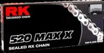 Rk BLUE520 Max Drive Chain 120 Links Rx Ring Honda XR200R 81-02. Fixed Price $143.95.