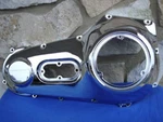 Show Chrome Primary Cover For Harley Softail Dyna 95-UP Replaces Oe # 60543-95. Fixed Price $238.99.