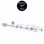 Andrews Mainshaft 1ST Gear For 1986-1990 Harley Davidson XLH883DLX Sportster Yx. Fixed Price $113.47.