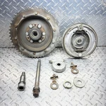 1970 Triumph TR25W 250 Trophy Rear Brake And Axle Assembly A.13. Fixed Price $90.00.