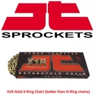 Jt Front Rear Sprocket Kit 14T 50T And Gold 520 X1R X-ring Chain Ktm 1990-2025. Fixed Price $109.65.