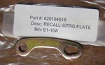 Ducati 829104618 Recall Spring Plate Nos. Fixed Price $10.00.