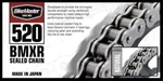 Bikemaster 520X96 Bmxr X-ring Chain Silver W/master Links 197316. Fixed Price $86.99.