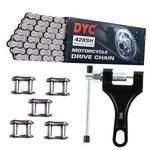 Dyc Motorcycle Chain Links With Breaker, Heavy 428H-122L. Fixed Price $42.72.