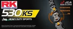 Rk Heavy Duty Chain, Links Natural 530KS-110. Fixed Price $96.96.