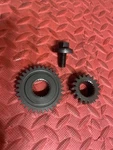 2005 Honda CRF250R Crankshaft Primary Drive Balance Gears & Bolt. Fixed Price $17.24.