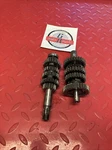 Suzuki RM125 1983 Transmission Mainshaft Countershaft Gear Axle. Fixed Price $38.06.