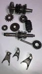 1998 KX80 KX85 KX100 Transmission Set Main Counter Drive Shaft Forks. Fixed Price $89.88.