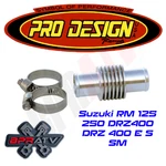 Pro Design Billet Line Super Cooler Suzuki Rm 125 250 Sm. Fixed Price $32.49.