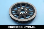 1279 09 Harley-davidson Dyna Rear Pulley Drive Belt Sprocket 66T 40374-07. Fixed Price $99.95.