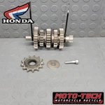 2000 Honda CR250R Transmission Countershaft 23221-KZ3-J00 Gears 309. Fixed Price $160.00.