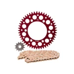 Primary Drive Gold Chain Sprocket Kit Set Red For Honda CRF450L CRF450RL CRF450X. Fixed Price $128.50.