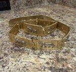 Vintage 80S Gold Silver Panther Metal Belt Lady Gaga 90S Grunge Size 28 29 30. Fixed Price $69.99.