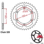 Sprockets Steel Rear - 44T JTR210.44. Fixed Price $31.51.