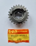 New Genuine Suzuki PE175 1978-1981 + RM125 79-80 5TH Gear Driven 24351-41301. Fixed Price $134.55.
