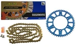 Sunstar Rear Sprocket /gold Chain 51 Tooth Blue Yamaha YZ125 YZ250F YZ450F. Fixed Price $168.99.