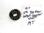 1981 Kawasaki Transmission Counter Shaft Gear 19T 13129-1133. Fixed Price $65.00.