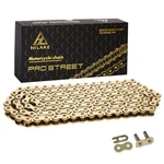 Hilake Motorcycle Chain Links Non O-ring With 420H-132L, Gold. Fixed Price $44.95.