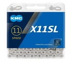 Kmc X11SL Speed Bicycle Chain 1/2 11/128 Inch 118 Links Silver. Fixed Price $28.36.