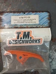 T.m. Design WORKS-KTM-FP2-OR-LOWER Chain Guide Pad, Orange. Fixed Price $30.00.