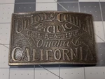 Vintage Union & Central Pacific Railroad Line Omaha California Belt Buckle. Fixed Price $24.99.