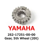 New Yamaha Genuine Gear, 5TH Wheel (20T) 2S2-17251-00-00 Direct From Japan. Fixed Price $96.99.