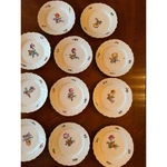 Royal Copenhagen 1621 Saxon Floral Salad 7/8" Plates Lot Of 11 Seconds. Fixed Price $339.15.