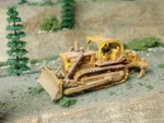 Ho Scale Custom Weathered First Gear Dozer. Fixed Price $123.00.