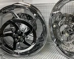 Harley Cvo Pro Street Breakout 2017 Chrome Wheel Set Oem Pulley Rotor Outright. Fixed Price $2999.00.