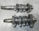 1981 Suzuki X Transmission Mainshaft Countershaft Gear Set 24120-14. Fixed Price $60.00.