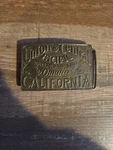 Union Central Pacific Line Railway Railroad California 1970S Vintage Belt Buckle. Fixed Price $15.00.