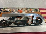 2003 Harley Dyna Wide Glide Upper Belt Guard Shield Cover Chrome 60293-00. Fixed Price $59.95.