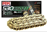 Rk 530 XSOZ1 Series Rx-seal Chain 112 Gold Touring Off Road Motorcycle. Fixed Price $169.00.