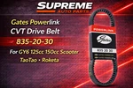 Gates Powerlink Cvt Drive Belt 835-20-30 For GY6 125CC 150CC Scooter Taotao. Fixed Price $24.95.