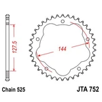 Jt Sprockets Rear Made Of Aircraft-grade 7075-T6 Aluminum Alloy. Fixed Price $69.61.